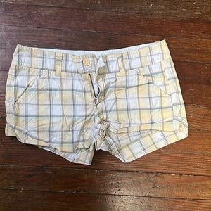 Plaid shorts